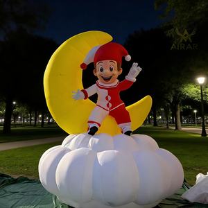 Mascota Inflable <span class=keywords><strong>de</strong></span> Dibujos Animados del Príncipe Luna <span class=keywords><strong>de</strong></span> 3m <span class=keywords><strong>de</strong></span> Altura para Decoración <span class=keywords><strong>de</strong></span> Parques, Patios y Fiestas - Product Image 1