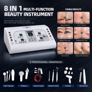 プロ仕様8in1美容機器 バキュームスプレー高周波スポット除去 若返りニキビ除去肌角質除去 - Product Image 5