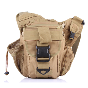 Bolsa de Mensajero Táctica Impermeable para Exteriores DFSB01-1 con Bolsillo para Botella, Material Superior de Gamuza para Sillín de Bicicleta y Cámara - Product Image 5