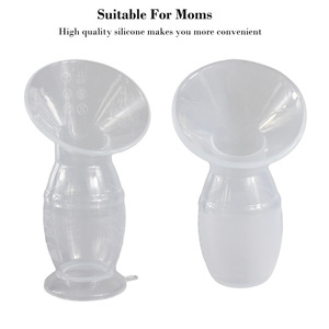 सिलिकॉन हाथ नि: शुल्क स्तनपान दूध पंप मैनुअल स्तन पंप - Product Image 5