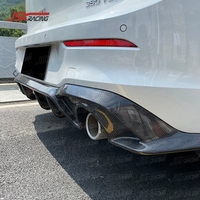 Diffuseur arrière en fibre de carbone style JSK pour VW Golf 8 GTI 2021