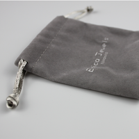 Pochettes à cordon en velours lavables de haute qualité Sacs réutilisables pour bijoux, montres et lunettes