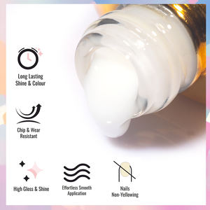 KODIES jel komik Bunny sütlü beyaz 15ML tırnak jeli lehçe yeni şişe yarı kalıcı UV emmek vernik fransız reçine sanat manikür LED - Product Image 2