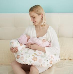 Almohada <span class=keywords><strong>de</strong></span> <span class=keywords><strong>lactancia</strong></span> para <span class=keywords><strong>amamantar</strong></span> a mamá y bebé <span class=keywords><strong>con</strong></span> correa <span class=keywords><strong>de</strong></span> cintura ajustable Funda <span class=keywords><strong>de</strong></span> algodón extraíble - Product Image 5