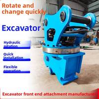 Connecteur rapide hydraulique rotatif à 360 degrés de haute qualité pour excavatrice, pour un remplacement rapide