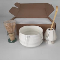 Ensemble d'accessoires pour matcha japonais, fouet en bambou, brosse à matcha, support