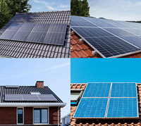 Systèmes de montage solaire sur toit métallique, résistance au vent 60 m/s, 10 kW, supports de montage photovoltaïque sur toit, structure en aluminium, support photovoltaïque