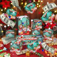 Boîte Cadeau Surprise de Noël en Gros, Boîte à Explosion d'Argent pour Fête de Fin d'Année, Cadeau Surprise
