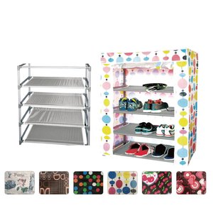 * เต้าเสียบ * ชั้นวางรองเท้าผ้ามีซิป, ตู้รองเท้า4ชั้น60X30X72cm ใสด้านหน้าบ้านและสวน/ - Product Image 3