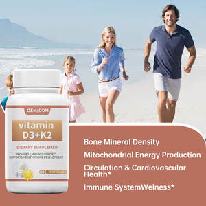 Oem/Odm Vitamine D3 + K2 Softgel Capsules Premium Voedingssupplement - Product Image 2