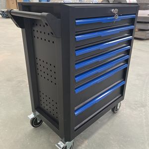 Meistverkaufter 7-Schubladen Schwerlast-Stahl Werkstatt-Garagenwerkzeugwagen Aufbewahrungswerkzeugschrank Trolley - Product Image 6