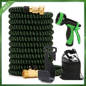 Manguera de Jardín de Goma Mágica Extensible Automáticamente de 25 a 100 Pies, Función de Rociado de Agua, Pistola de Agua, Lavado de Autos, Ligera - Product Image 2