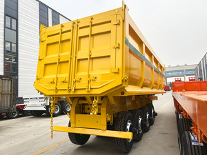 Hot <b>Sale</b> Customized 80tons Coal Grain Rear Hydraulic 45 Cubic Meter U Shape 4 Axles Dump <b>Trailers</b> Tipper Semi <b>Trailer</b> <b>for</b> <b>Sale</b> - Product Image 5