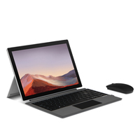 Clavier sans Fil Rétroéclairé avec Pavé Tactile pour Tablette Microsoft Surface Pro 3 4 et Surface Pro 7 5 6, Disposition Turque Russe Arabe