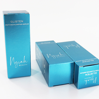 Boîte d'emballage cosmétique en carton métallique écologique réutilisable de qualité supérieure pour sérum, crème pour le visage, crème pour les yeux, vernis à ongles, huile