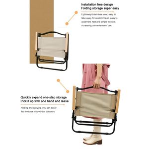 Chaise de randonnée ultralégère à engrenage automatique, mobilier d'extérieur, accessoires de camping - Product Image 4