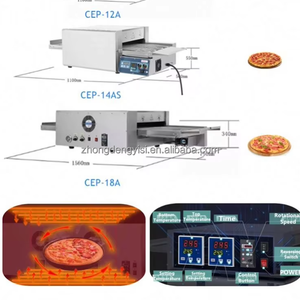 Four à pizza commercial à gaz et électrique, mini-four à tunnel avec convoyeur, 12, 18, 32 pouces, à vendre, équipement de restaurant - Product Image 5