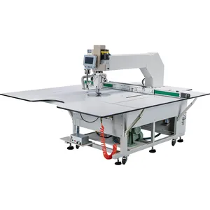 QK-318 new full automatic 360 rotary 90x130cm lockstitch template Intelligent CNC pattern sewing machine