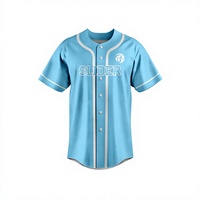 Maillot de baseball de qualité supérieure, couleur personnalisée, service OEM, maillot de baseball uni