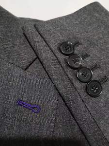 <span class=keywords><strong>Costume</strong></span> gris en laine <span class=keywords><strong>sur</strong></span> <span class=keywords><strong>mesure</strong></span> pour les garçons d'honneur, cérémonie de mariage - Product Image 6
