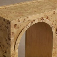 Console d'entrée décorative de style Wabi-sabi, en forme de tumeur d'arbre, art géométrique irrégulier créatif, table décorative de couloir, personnalisable