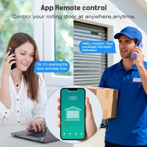 Interruptor Inteligente para <span class=keywords><strong>Puerta</strong></span> de <span class=keywords><strong>Garaje</strong></span> Enrollable con Control Remoto por Aplicación Tuya Smart Life, Panel de Vidrio Templado, WiFi, RF433 - Product Image 5