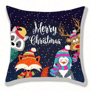 Wholesale Red Christmas Cushion <b>Cover</b> Christmas Pillow Case <b>Cover</b> <b>Sofa</b> <b>Seat</b> <b>Covers</b> Merry Christmas Decor Pillowcase - Product Image 6