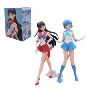 20cm Sailor Moon Ami Zero <span class=keywords><strong>Tsukino</strong></span> <span class=keywords><strong>Usagi</strong></span> recoger estatua juguete Anime PVC figura regalo - Product Image 1