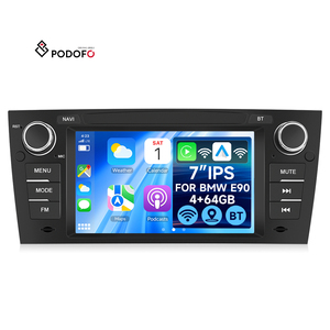 Radio para Auto Android Podofo para BMW E90 2005-2012, 4+64G, 7'', Carplay Inalámbrico, Android Auto, Estéreo para Auto, GPS, Wifi, FM, RDS, ODM, Venta al por Mayor - Product Image 1
