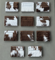 Dompet Kulit Asli Kustom, Menarik, Bergaya Vintage, Tempat Kartu Kredit & ID, Dompet Lipat, Anti RFID, Multifungsi 3