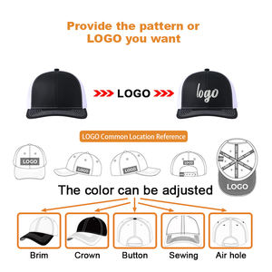 Casquette de camionneur <span class=keywords><strong>Richard</strong></span> 112 en maille à 6 panneaux, légèrement incurvée, avec broderie personnalisée en cuir Heycap, nouvelle collection - Product Image 4