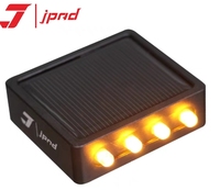 Feux stroboscopiques clignotants JPAD à capteur de lumière LED, rouge, jaune, bleu, vert, en alliage d'aluminium, anti-collision, pour moto