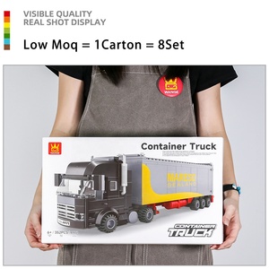 Camión Contenedor, Bloques de Construcción de Vehículos Grandes, <span class=keywords><strong>Serie</strong></span> de Juguetes para Importadores Mayoristas, Conjuntos de Modelos de Camiones y Autobuses para Minoristas en Línea - Product Image 3
