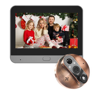 Vidéophone intelligent Wi-Fi Tuya 2K à écran LCD TFT 4,3 pouces, audio bidirectionnel, alimentation solaire, résistant à l'eau, détection <span class=keywords><strong>de</strong></span> mouvement, vision nocturne - Meilleures ventes - Product Image 5