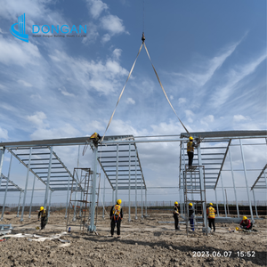 Structure en acier de conception moderne, cadre métallique, maison préfabriquée pour chèvres - Product Image 2