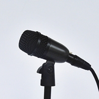 Microphone à condensateur filaire pour grosse caisse de batterie avec suppression du bruit, pour diffusion en direct professionnelle et enregistrement vocal 48V