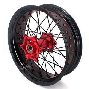 Juego de Ruedas de 17 Pulgadas para Motocross <span class=keywords><strong>Supermotard</strong></span>, Personalizadas, de Aleación de Aluminio, para <span class=keywords><strong>KTM</strong></span> SXF <span class=keywords><strong>EXC</strong></span> XCW XC-F - Product Image 6