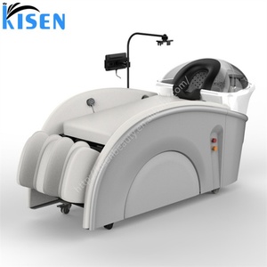 Máquina automática de lavado de cabello KISEN para salón, cama de spa para lavado de cabeza, sillón de champú con masaje eléctrico - Product Image 6