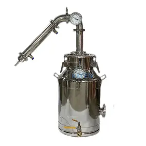 Simple cheap home alcohol Essential oil extractor laboratory water distiller equipment essential oil distillation equipment