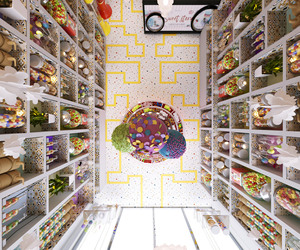 Moda Coloful Candy Shop Decoraciones Muebles Tienda de dulces Mostrador Tienda de dulces personalizada Diseño de interiores - Product Image 4