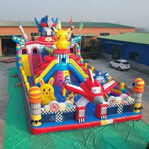 Compre el Castillo Inflable Más Grande, Robot Gigante de Dibujos Animados, <span class=keywords><strong>Parque</strong></span> Temático Inflable Grande, Casa de Brinco Grande en Venta - Product Image 2