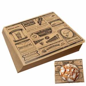 <b>Low</b> Price Printed Logo Customized Factory Manufacture Bio-Degradable Wax Food Grade Greaseproof Sandwich Paper - Product Image 1