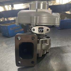 Turbocompresor parte T3/T4 T3T4 híbrido T04E .63 A/R turbina 5 perno brida Turbo turbocompresor RacingM con rueda de bilet - Product Image 2