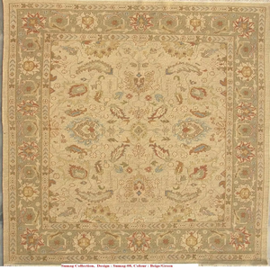 Nouveauté Tapis moderne Sumaik en laine nouée à la main, écologique et antidérapant, tapis mur à mur à poils bas avec option de logo personnalisé - Product Image 3