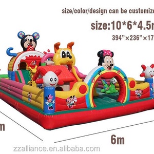 Juego de <span class=keywords><strong>Jumper</strong></span> de alquiler, trampolín inflable de <span class=keywords><strong>Mickey</strong></span> Park, combinación para Fiesta infantil - Product Image 3