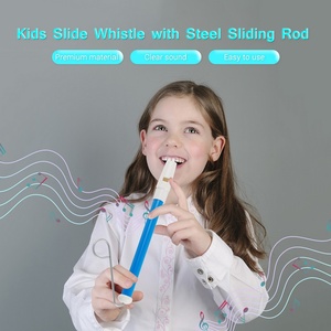 <span class=keywords><strong>Sifflet</strong></span> à glissière SW1-YL pour enfants avec tige coulissante en acier Jouet d'instrument de musique pour enfants Flûte <span class=keywords><strong>Kazoo</strong></span> - Product Image 4
