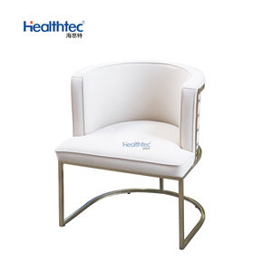 नाखून सैलून फर्नीचर सफेद लक्जरी पेडीक्योर ग्राहक कुर्सी के साथ धातु पैरों के साथ - Product Image 2