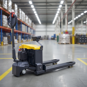 Transpaleta Eléctrica WELIFTRICH de 2.0 Toneladas con Impresora de Etiquetas, Ruedas de PU, Longitud de Horquilla de 1200 mm, Altura de Elevación de 205 mm, Certificación CE - Product Image 3