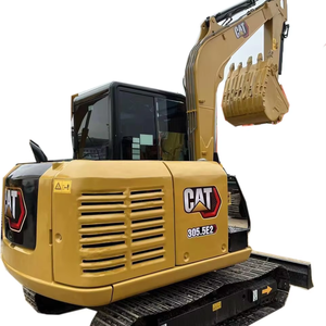 Excavatrices Caterpillar Cat 305.5E2 d'occasion avec godet d'excavatrice, mini-attache de forage certifiée CE - Product Image 1