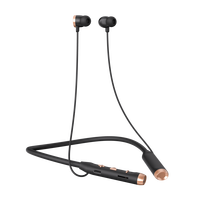 Microlab Neckband 11 untuk Headset Nirkabel V5.3 dengan Dekoding AAC SBC, Mikrofon Terintegrasi, Pengisian Cepat Tipe-C untuk Olahraga & Perjalanan